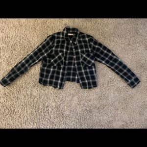 PacSun Cropped Flannel